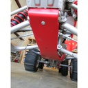 CUBRE CARTER TM DESIGN TRX 450 RED